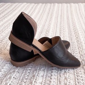 Women’s d’Orsay Flats - Black & Tan - Size 8